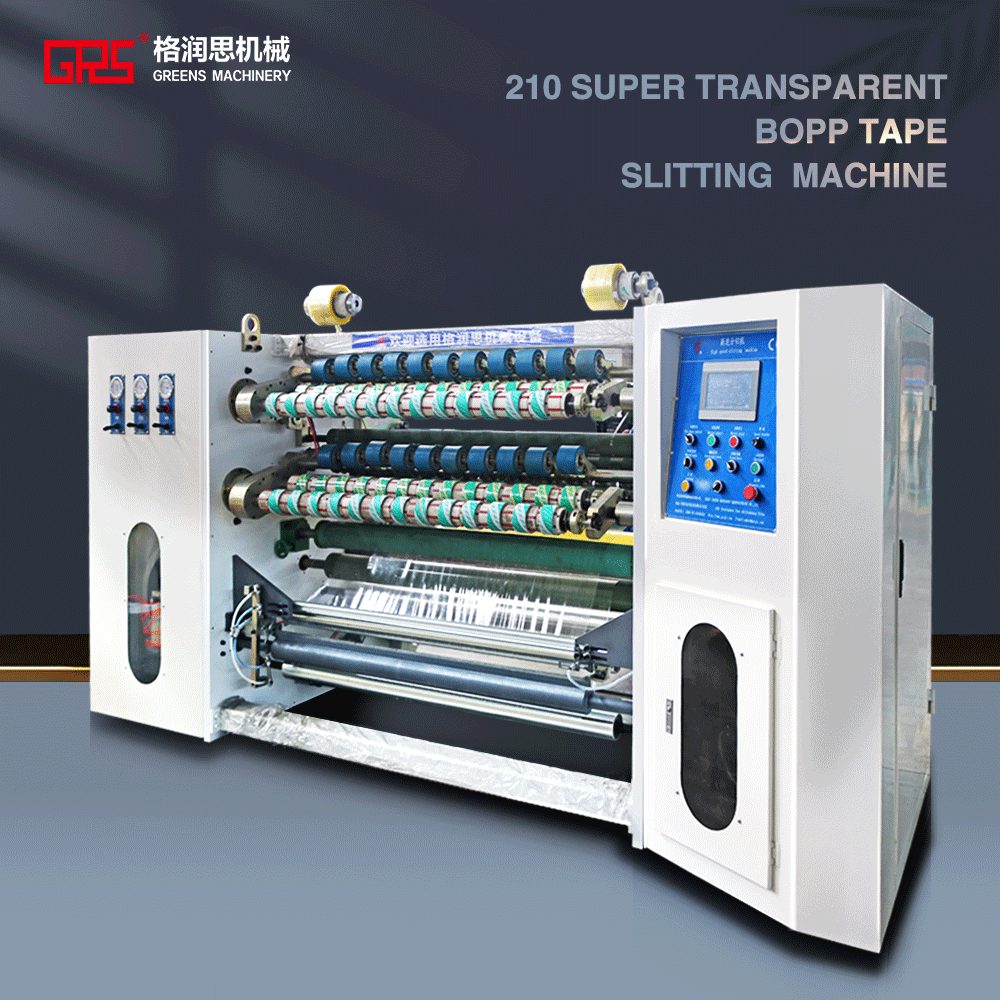 210 Super Transparent Bopp Tape Slitting Machine